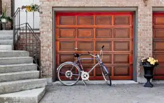 purple cruiser bicycle