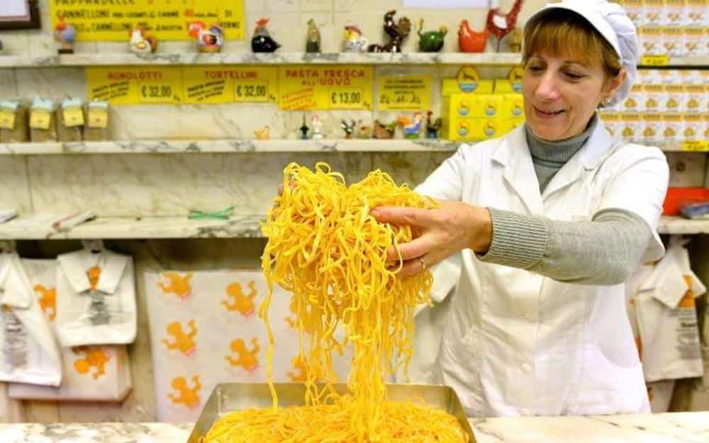 La quantité de pates par personne en Italie SDN Rennes