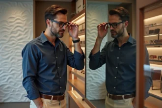 Lunettes de soleil masculines alliant style et protection solaire
