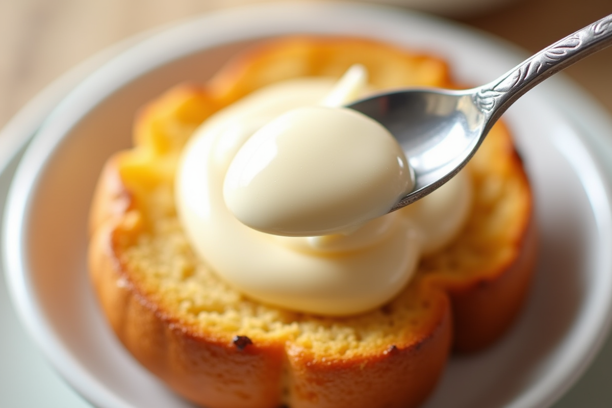 Cuillère de crème d